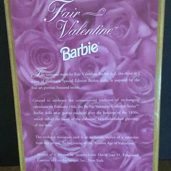 Barbie, fair valentine with box - Picture 4 of 4